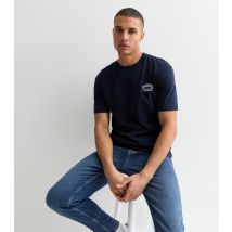 Men's Navy Cotton Originals Logo T-Shirt Jack & Jones New Look