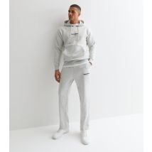 Men's Grey Relaxed Original Studios Logo Joggers Jack & Jones New Look