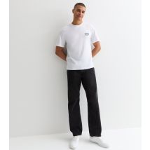 Men's Black Regular Straight Leg Jeans Jack & Jones New Look