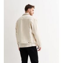Men's Jack & Jones Off White Denim Jacket New Look