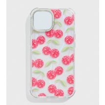 Pink Disco Cherries iPhone Shock Case Skinnydip New Look