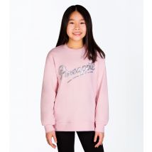 Girls' Pink Sequin Logo Sweatshirt Pineapple New Look