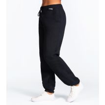 Women's Black Cuffed Joggers Pineapple New Look