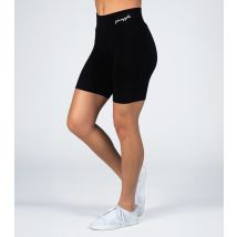 Women's Black High Waist Cycling Shorts Pineapple New Look