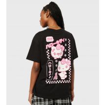 Women's Black Hello Kitty T-Shirt Skinnydip New Look
