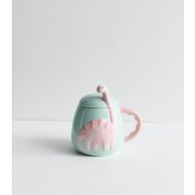 Blue Dinosaur Lid Mug New Look