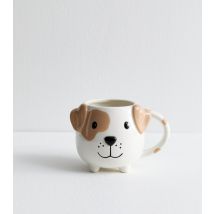 White Spotted Dog Mug New Look