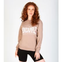 Women's Light Brown Logo Sweatshirt Pineapple New Look