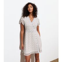 Women's White Floral Print Mini Dress Sunshine Soul New Look