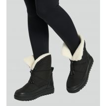 Women's Black Padded Toggle Snow Boots South Beach New Look