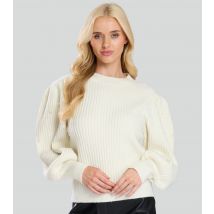 Women's Cream Embellished Jumper Finding Friday New Look