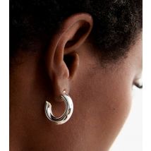 Silver Plated Small Hoop Earrings New Look