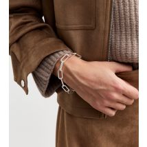 Silver Tone Chain Link Bracelet New Look