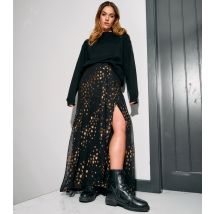 Women's Bronze Ruffle Detail Maxi Skirt Finding Friday New Look