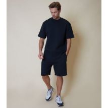 Men's Threadbare Navy Textured Shorts New Look