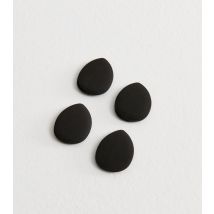 Pack of 4 Black Mini Finger Puffs New Look