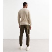 Men's Only & Sons Green Regular Tapered Cargo Trousers New Look