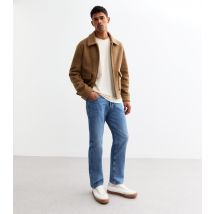 Men's Blue Straight Leg Jeans Jack & Jones New Look