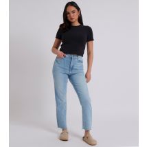 Women's Blue Straight Leg Jeans Urban Bliss New Look
