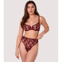 Wolf & Whistle Burgundy Eva High Waist Thong New Look