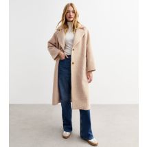 Women's Cream Oversized Coat Gini London New Look