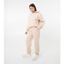 Women's Stone Hot Girls' Drink Espresso Printed Joggers Pink Vanilla New Look