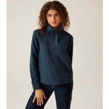 Women's Navy Branded Badge Fleece Top Regatta New Look