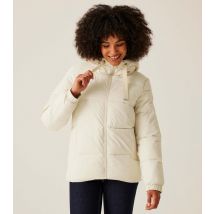 Women's Cream Hooded Tiered Shell Jacket Regatta New Look