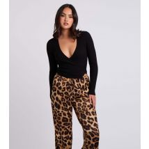 Women's Black Cropped Wrap Cardigan Urban Bliss New Look