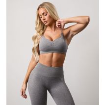 Women's Grey Sculpt Seamless Sports Bra Gym King New Look