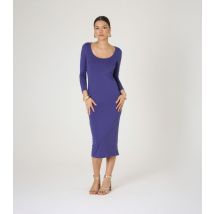Women's Blue Square Neck Midi Dress WKNDGIRL New Look