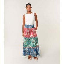 Women's Multicoloured Paisley Print Maxi Skirt Blue Vanilla New Look