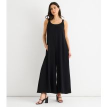 Women's Gini Black Wide Leg Jumpsuit Gini London New Look