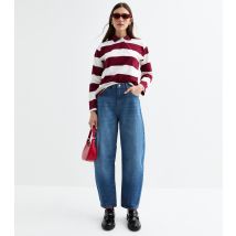 Women's Blue Barrel Leg Jeans Tokyo Doll New Look