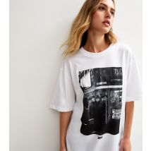 Women's White Oasis London Bus Print T-Shirt Only and Sons New Look