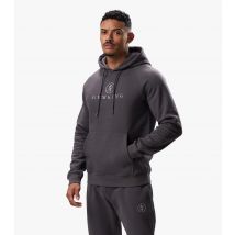 Men's Grey Pro Hoodie Gym King New Look