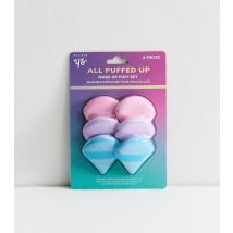 6 Piece Multicoloured Make Up Puff Set Yes Studio New Look