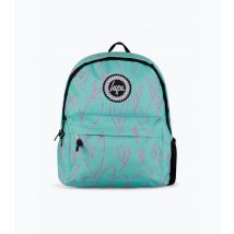 Green Scribble Heart Backpack School HYPE New Look