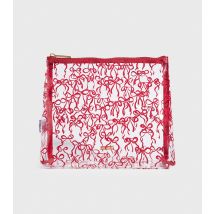 Red Bow Print Wash Bag Skinnydip New Look