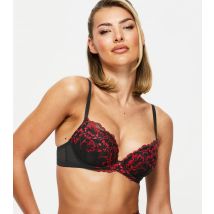 Women's Black Lace Plunging Bra Ann Summers New Look