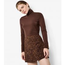 Women's Faux Suede Mini Skirt Apricot New Look