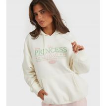 Women's White Disney Princess Club Hoodie Skinnydip New Look