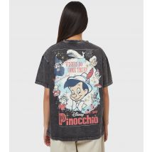 Women's Dark Grey Disney Pinocchio Poster T-Shirt Skinnydip New Look