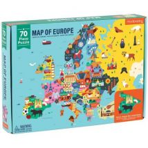Mudpuppy - Puzzle Europa - 72 Teile