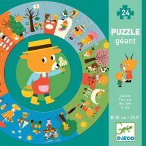 DJECO - Boden-Puzzle - Das Jahr