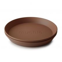 Mushie - Teller-Set rund - Caramel