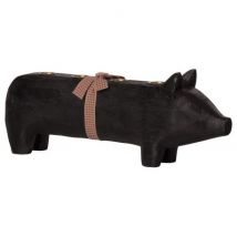 Maileg - Holzschwein - Large - Schwarz