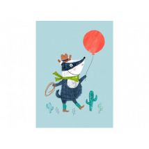 Petit Monkey - Postkarte Rebecca Jones 'Badger'