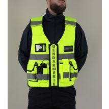 Gilet Haute Visibilité Gendarmerie Jaune - Vvs - Vet Sécurité