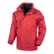 Męska kurtka softshell 3 w 1 czerwona - result m
